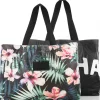 Aloha Collections: Hibiscus Palm Holo Holo Reversible Tote