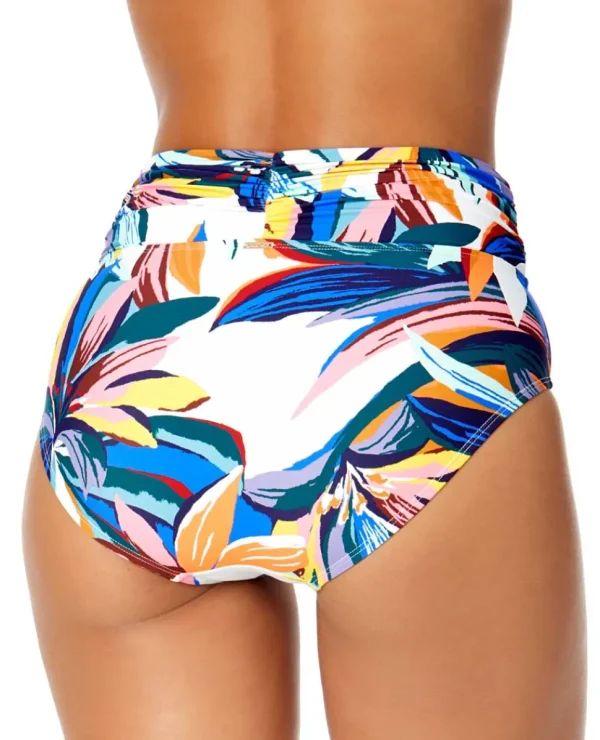 Anne Cole: Riviera Floral Shirred Waistband Bikini Bottom