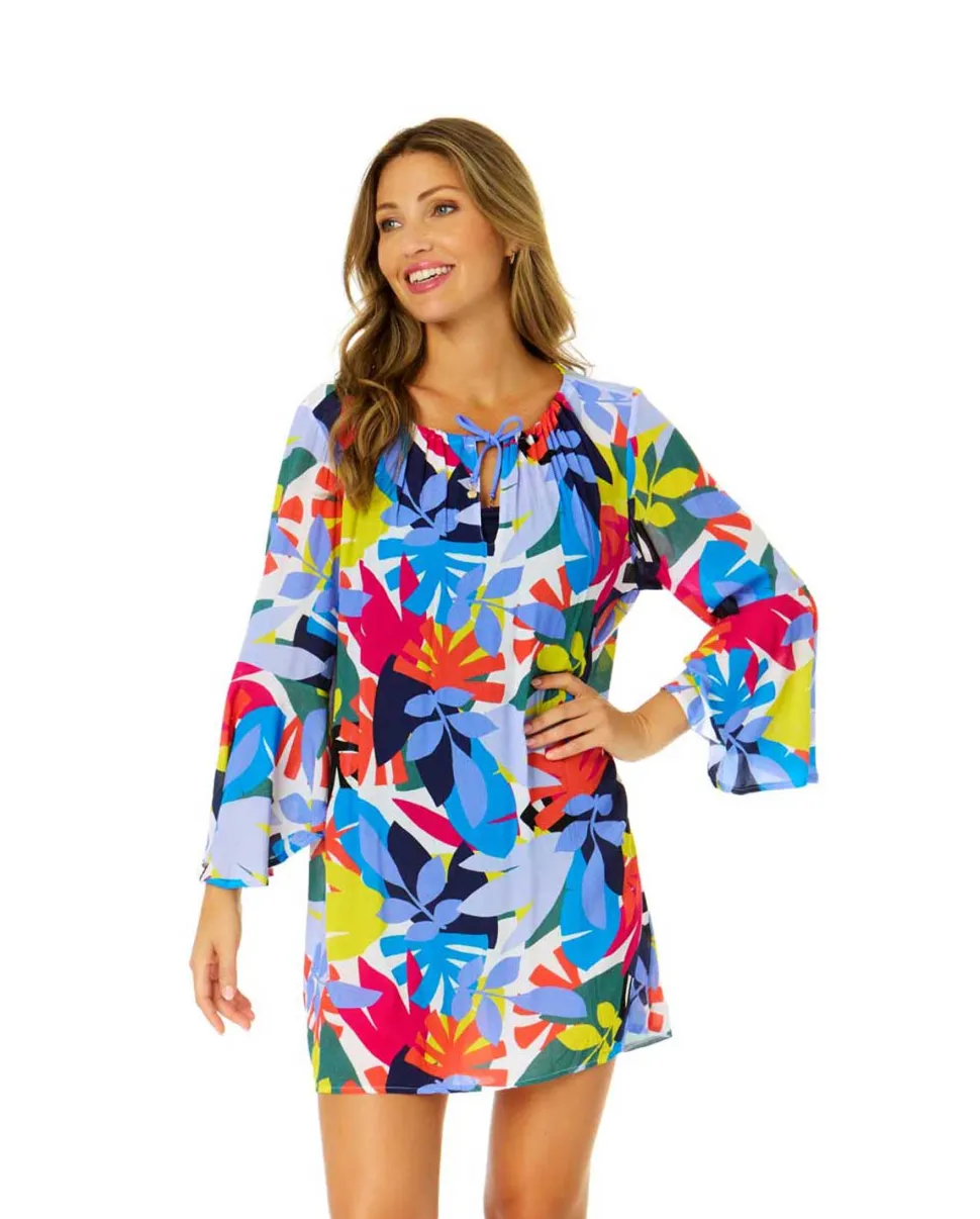 anne_cole_tropic_stamp_vn_0.webp Anne Cole: Tropic Stamp V-Neck Tunic Cover Up
