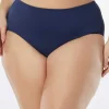 Beach House: Plus Size Beach Solids Chloe High Waist Bikini Bottom