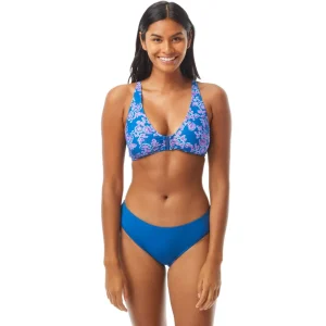 Beach House Sport: Floral Fusion Mantra Split Back Tankini Top