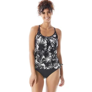 Beach House Sport: Seaside Palm Triumph Double Layer Tankini Top