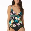 Beach House: Tropic Bloom Adele Tankini Top