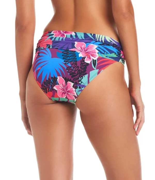 Bleu: Hawaiian Punch Sarong Hipster Bikini Bottom