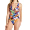 Bleu: Night Safari Halter Tankini Top