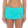 Bleu: Pique Ole Solid Skirted Hipster Bottom