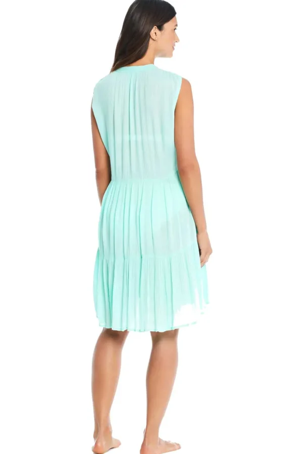 Bleu: Pool Party Solid Short Dress