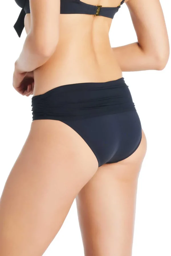 Bleu: Solid Sarong Hipster Bottom