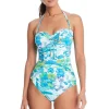 Bleu: What's New Pussycat Draped Bandini Top