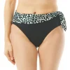 Carmen Marc Valvo: Isola Jaguar Scraf Tie High Waist Bikini Bottom
