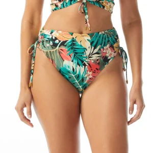 Coco Reef: Passion Flower Inspire Shirred High Waist Bottom
