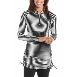 Coolibar: Lawai Ruche Swim Shirt