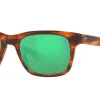 Costa: Tybee 10 Tortoise Green Mirror Polarized Sunglasses