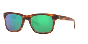 Costa: Tybee 10 Tortoise Green Mirror Polarized Sunglasses