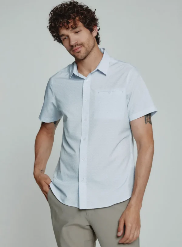 7 Diamonds: Palm Short Sleeve Shirt
