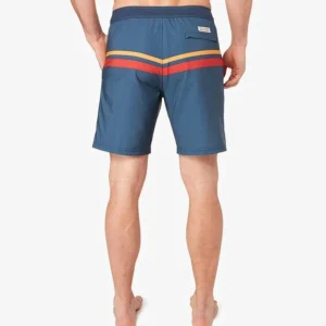 Fair Harbor: The Ozone Red Comp Stripe Short