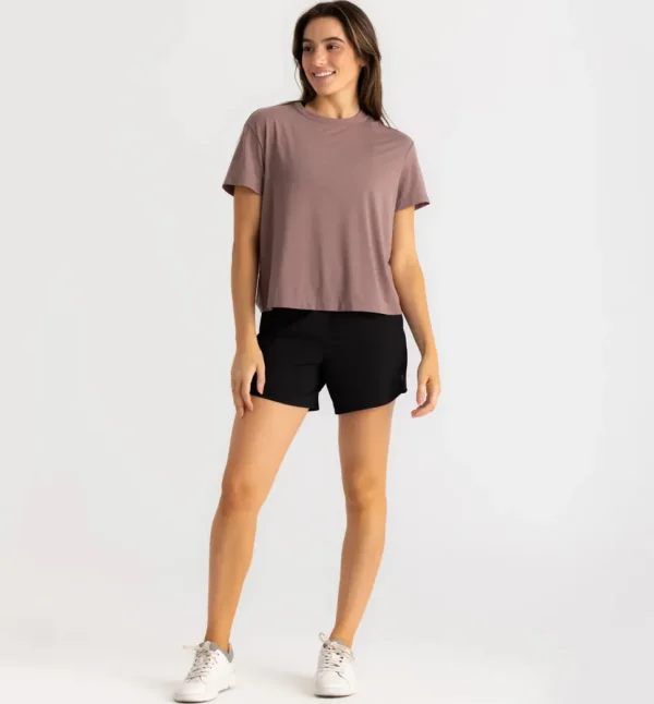 Free Fly: Women's Bamboo Lined Active Breeze 5" Short