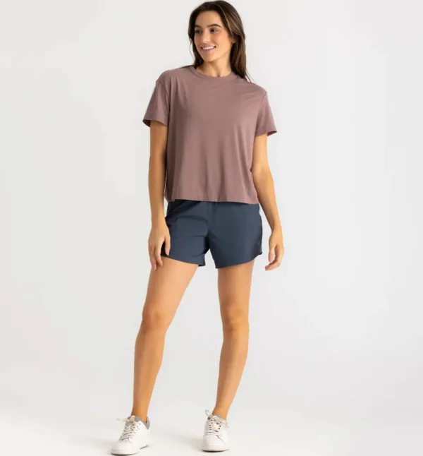 Free Fly: Women's Bamboo Lined Active Breeze 5" Short