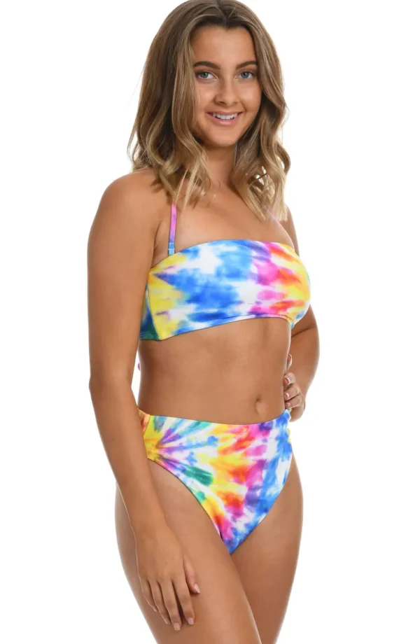 Hobie: To Dye For Clean Bandeau Bikini Top