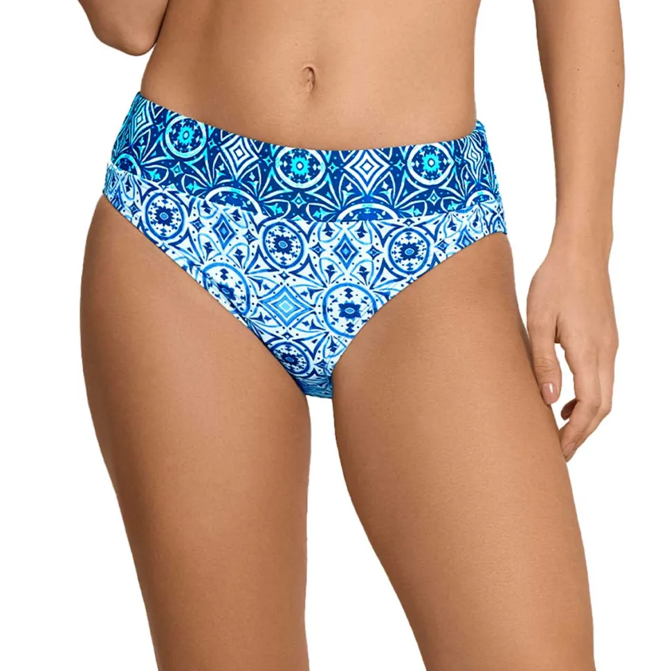 jantzen_moroccan_tiles_ag_0.webp Jantzen: Moroccan Tiles Agnes Banded Hipster Bikini Bottom