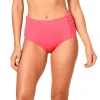 Jantzen: Solids Side Shirred Comfort Core Bottom