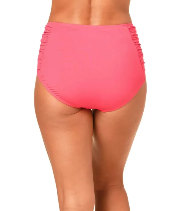 Jantzen: Solids Side Shirred Comfort Core Bottom