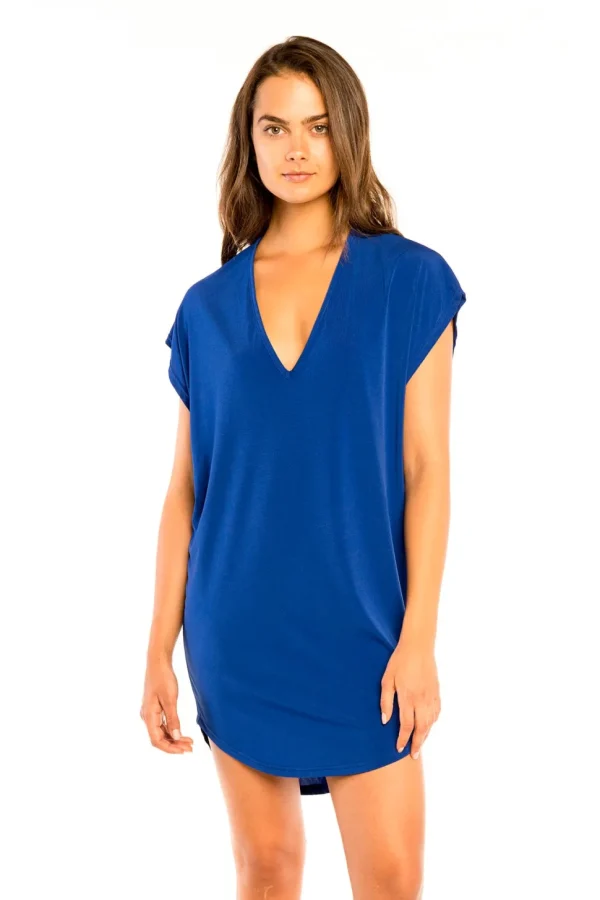 Jordan Taylor: Cut Out Jersey V Neck Tee