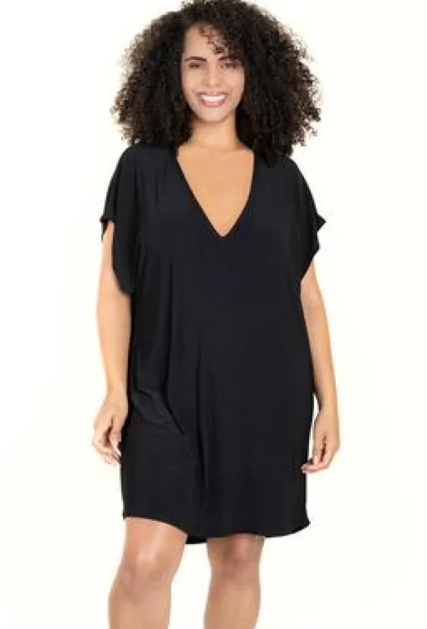 Jordan Taylor: Cut Out Jersey V Neck Tee