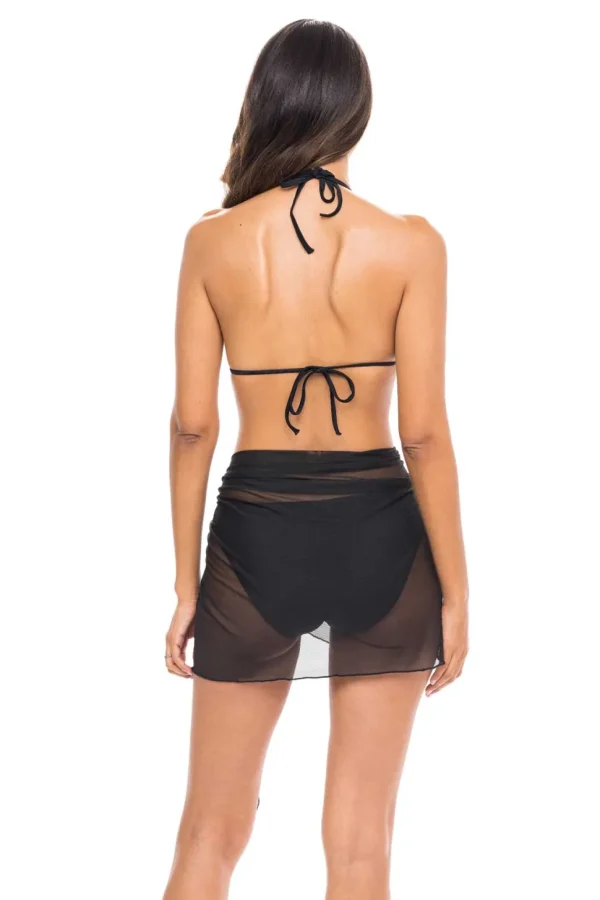 Jordan Taylor: Power Mesh Solid Short Sarong