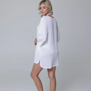 J.Valdi: Cancun Lace Neck Big Shirt