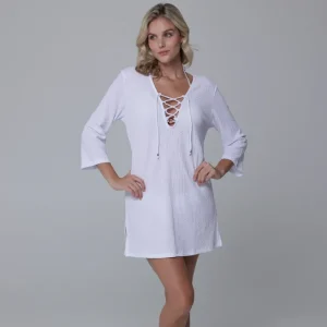 J.Valdi: Maldives Lace Neck Tunic