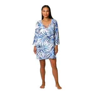 J.Valdi: Palmilla Lace Neck Tunic Cover-Up