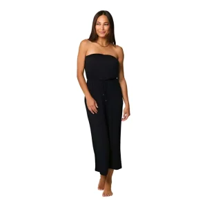 J.Valdi: Plus Size Kira Slub Bandeau Jumpsuit