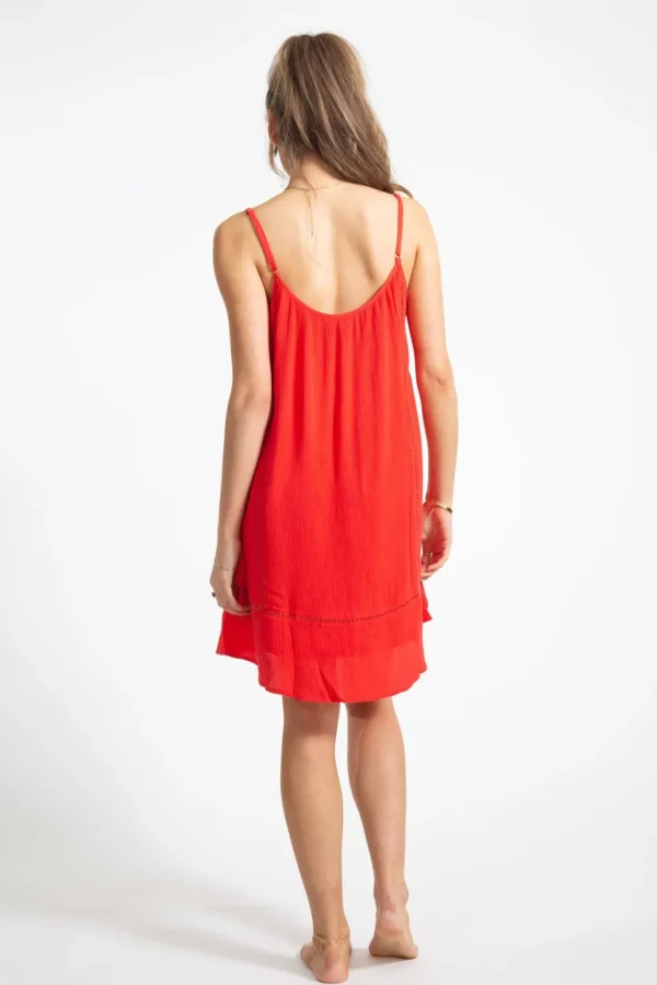 Koy Resort: Miami Solid Button Mini Dress