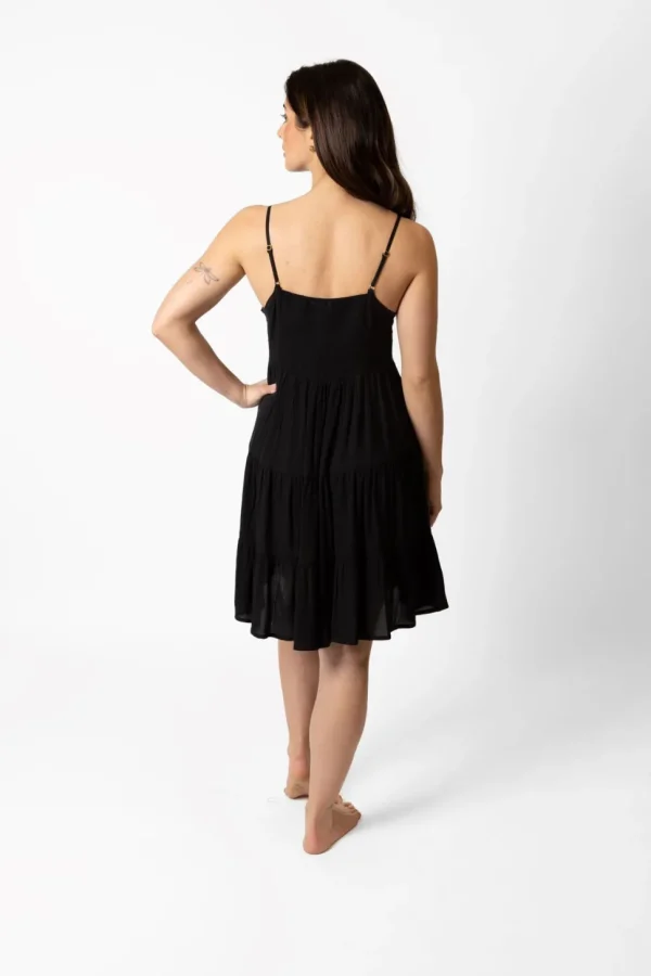 Koy Resort: Miami Solid Tiered Mini Dress