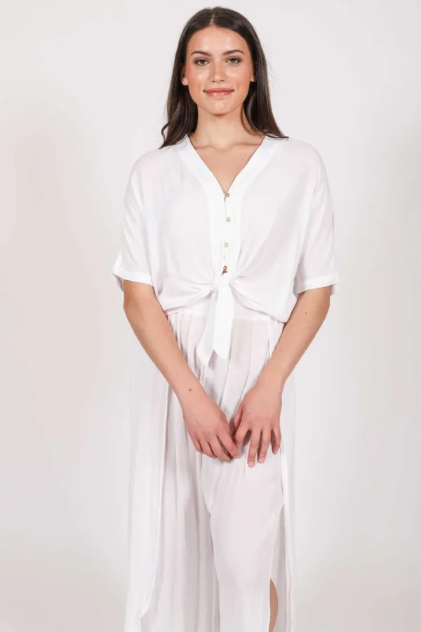 Koy Resort: Miami Tie Front Top
