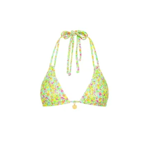 Kulain Kinis: Wild Flower Halter Bralette Bikini Top