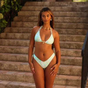 Kulani Kinis: Hibiscus Fizz Cheeky V Bikini Bottom