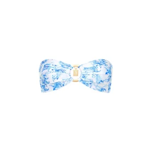 Kulani Kinis: Vintage Paradise Strapless Bandeau Bikini Top