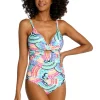 La Blanca: One Piece Waves Of Color Keyhole Mio