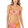 Maaji: Dali Flowers Creta Sporty Bralette Bikini Top