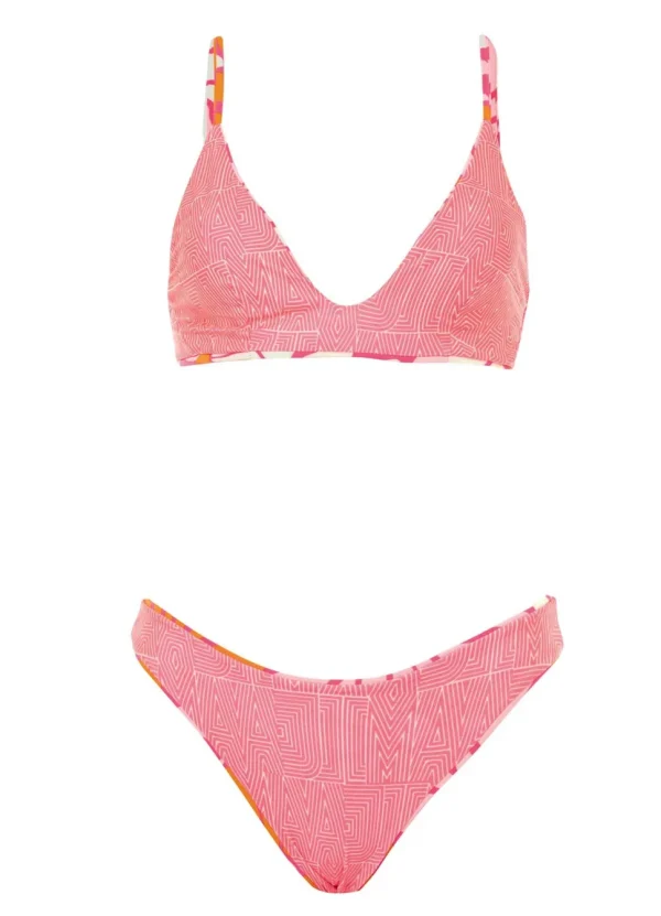 Maaji: Dali Flowers Creta Sporty Bralette Bikini Top