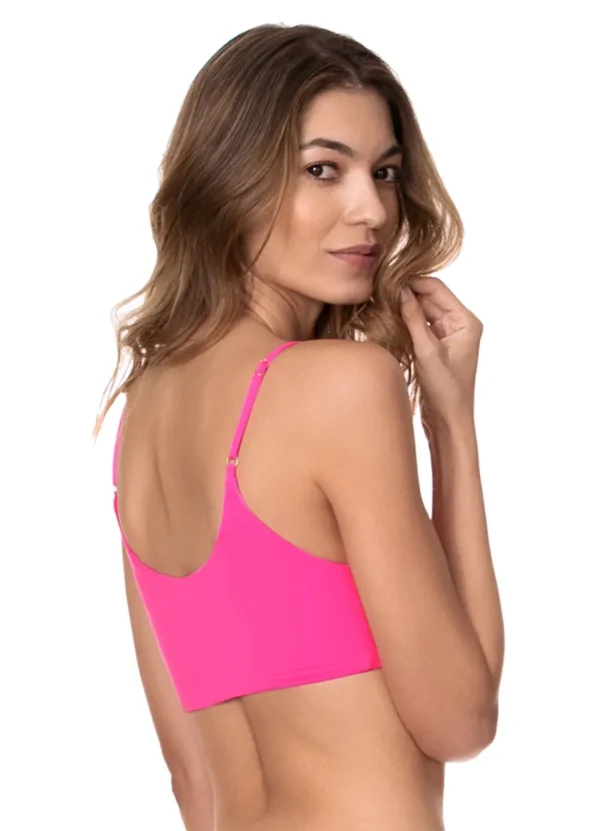 Maaji: Fuchsia Agate Costa Classic Bralette Bikini Top