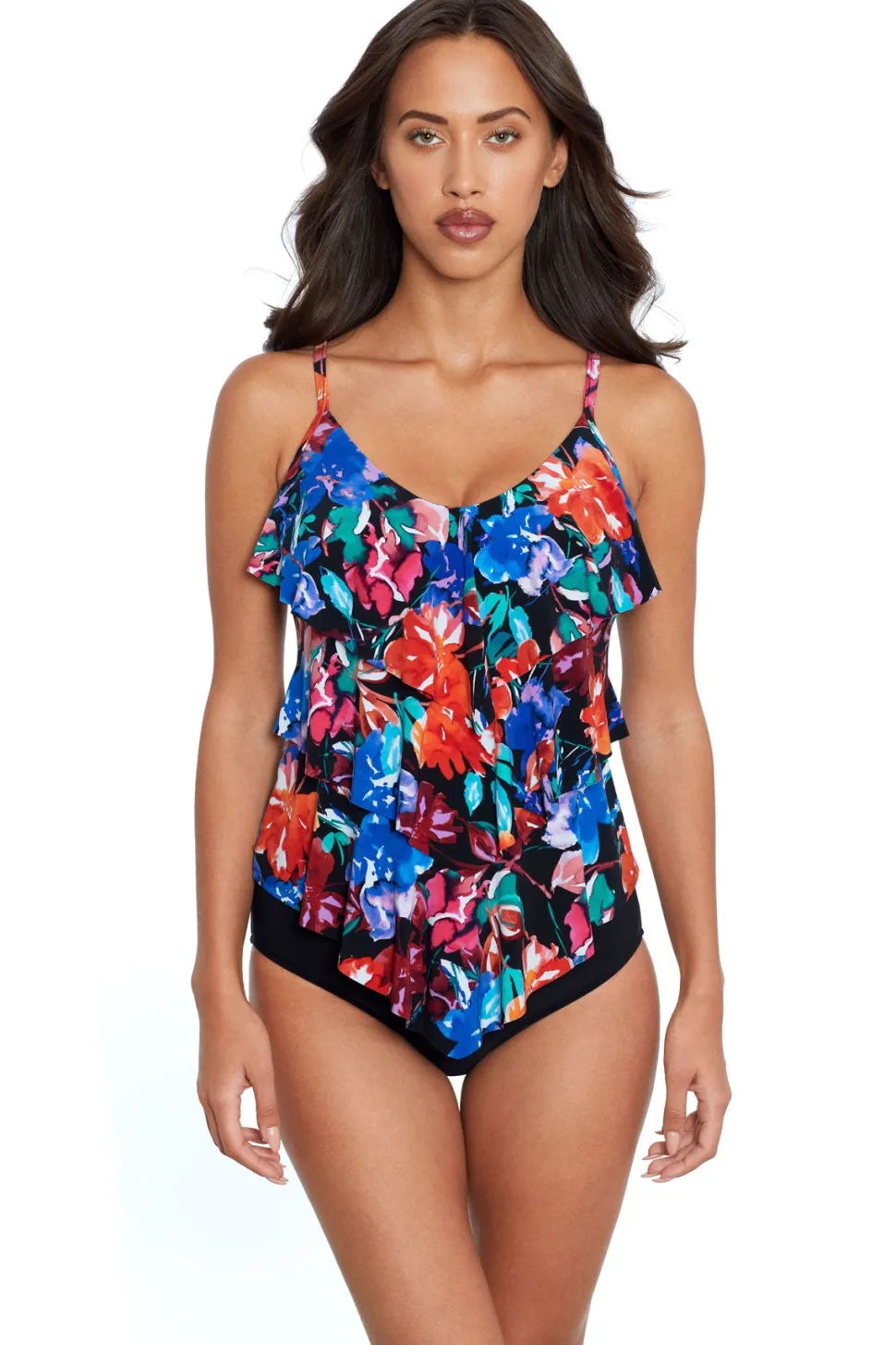 magicsuit_flower_child_ri_0.webp Magicsuit: Flower Child Rita Triple Tiered Tankini Top