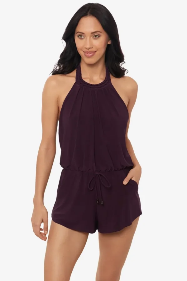 Magicsuit: One Piece Piper Solid Romper Swimsuit