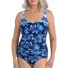 Maxine: One Piece Shibori Vines Shirred Mio