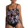 Maxine: Paisley Parade Triple Tiered Tankini Top