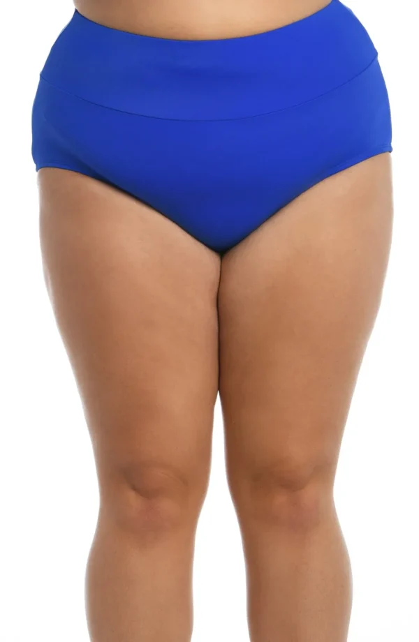 Maxine Plus Solid Wide Band Full Brief