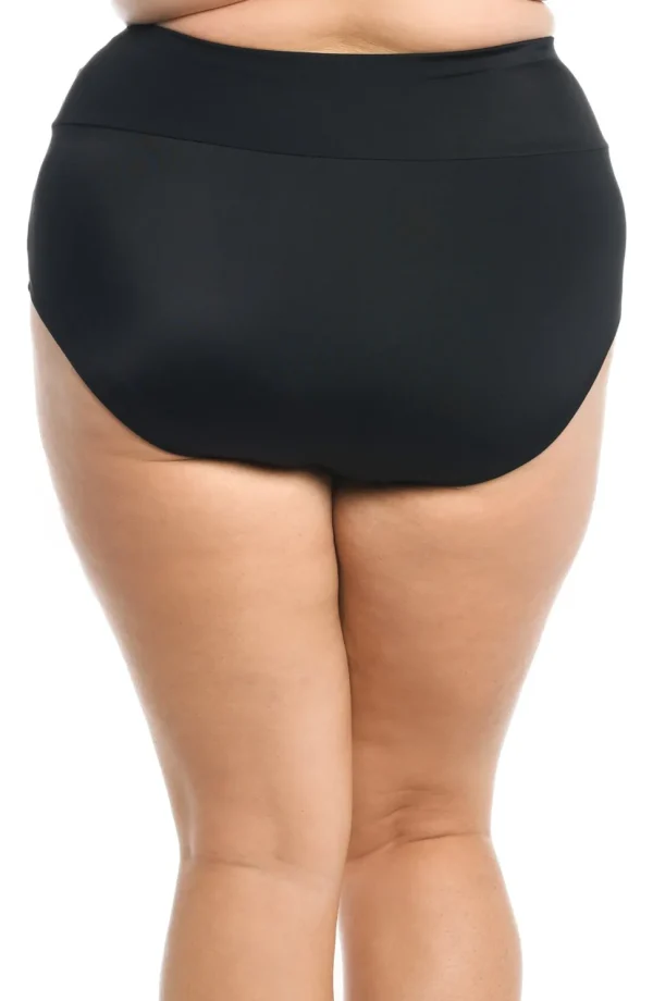 Maxine Plus Solid Wide Band Full Brief