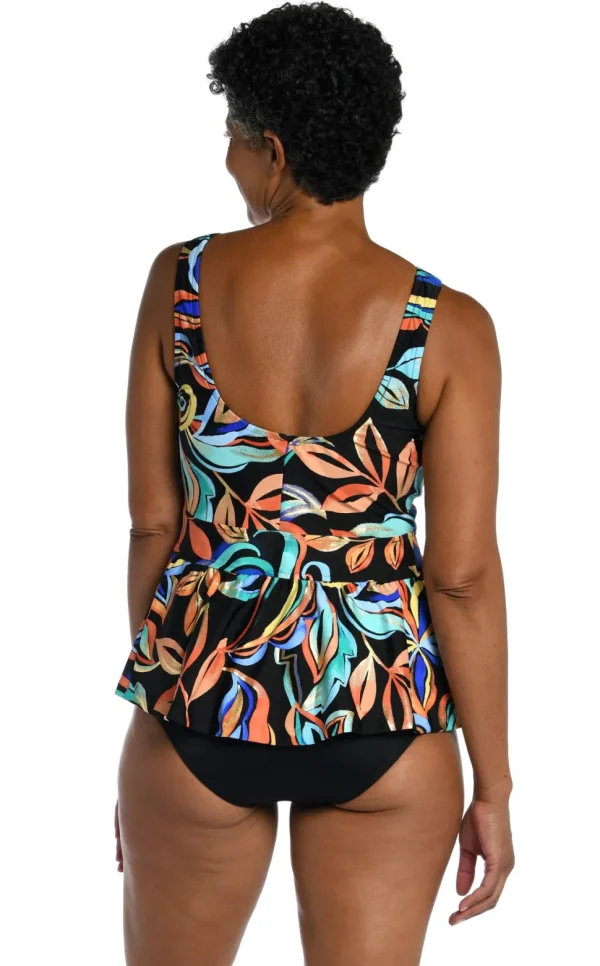 Maxine: Watercolor Empire Tankini Top